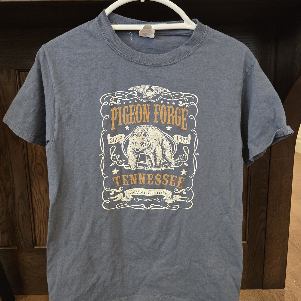 Port and Company Blue Graphic Tee